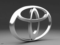 Toyota logo3d model