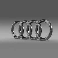 Audi Logo3d model