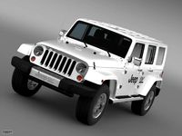 Jeep Wrangler Electric Vehicle Concept3d model