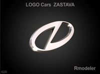 Zastava 3d Logo3d model