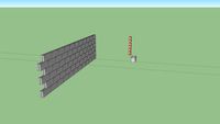 muro feito com blocos