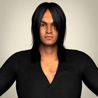 Realistic Muscular Fighter Male3d model