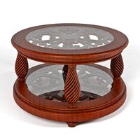 oval coffee table3d model