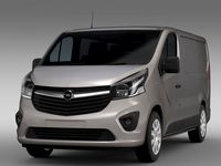 Opel Vivaro Van 20153d model