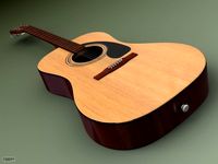 Yamaha Accoustic Guitar3d model