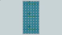 Panneau SOLAIRE 125*125 mm - 72 Cellules