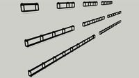 Hall Stage T60, selection of straight tracks