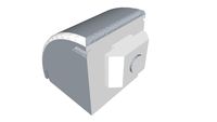 20x20 Gusset with fasteners and cap - designLINE - 3842538707