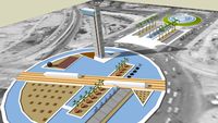 Rotonda-túnel Avenida Cataluña y V-21, Valencia (España)