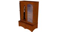 Oak Gun Cabinet
