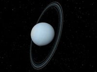 Planet Uranus 3D Model