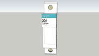 porte fusible de 20A hager