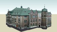 Neues Bremer Rathaus (vereinfacht)