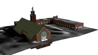 Immaculate Conception Chapel, Saint Francis Hall, and Cafe Gubbio