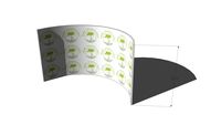 Maxibit Stage Curved (5x2) for freestyle drawing