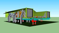 mobile walker container structure MK2