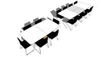 BO-Concept OCCA Table & IKEA Bernhard Chairs
