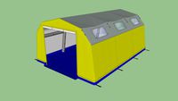 aircules AHR 2411 inflatable emergency tent 24sqm