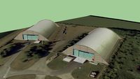 L Type Hangars, Kemble Airfield, Gloucestershire