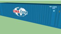 CMA CGM Container 40' 3D