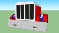 Semi Truck Hood, Grille, Head Light, Turning Light, Bumper Assembly
