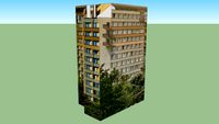 multilevel residental block at Bernardyńska str.