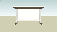 Generic 24' x 48' cubicle desk