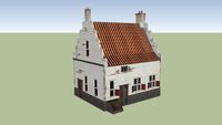 witteplaster met dirt