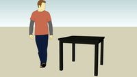 Table IKEA BJURSTA 90x90