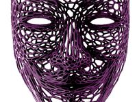 Anonymous in stile Voronoi by 3DDEDCLUB