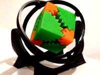 Gyroscopic Gimbal Mount for Emmett's Cube Gear by BrandonW6