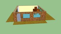 een half huis