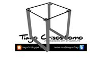 Mesa de canto Solway Furniture To Go End Table in Chrome - T1354ET00