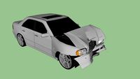 Mercedes Wreck