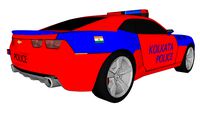 KOLKATA POLICE CAR/VEHICLE CHEVLORELET CAMARO OF INDIA POLICE