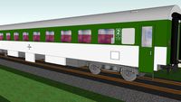 ČD B second class passenger car