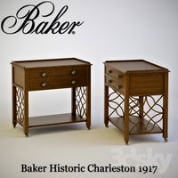 Baker Historic Charleston 1917 Bedside Table