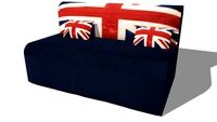 Housse de BZ, union jack ELLIOT, Maisons du monde. Réf: 117.562 Prix: 89.90