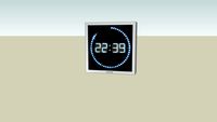 Karlsson Wall Clock - LED The Time Roll
