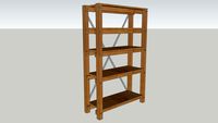 Woodshop Stand-Alone Shelf