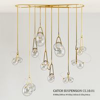 lindsey adelman - CATCH SUSPENSION CS.10.01