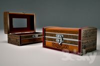 Wooden jewelry box