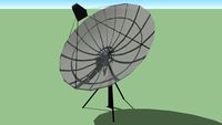 Zippo optimized Satellite Dish 1m-type1