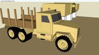 Heavy Military Utility Truck Sketchyphysics