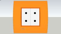 double prise sans terre living light bticino