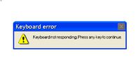 keyboard error