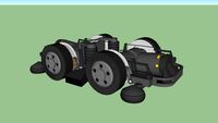 Bogie Neumático, Bogie de métro sur pneumatiques