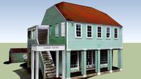 A Typical Residential and Business Building in Christiansted