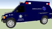 ambulancia de la policia municipal prventiva