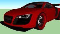 Audi R8 LM racecar